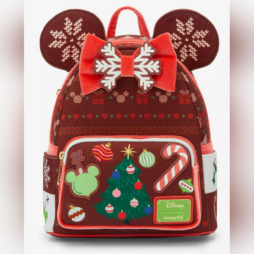❤💚🤎❄NWT Mickey Christmas Sweater Loungefly🤎❄💚❤